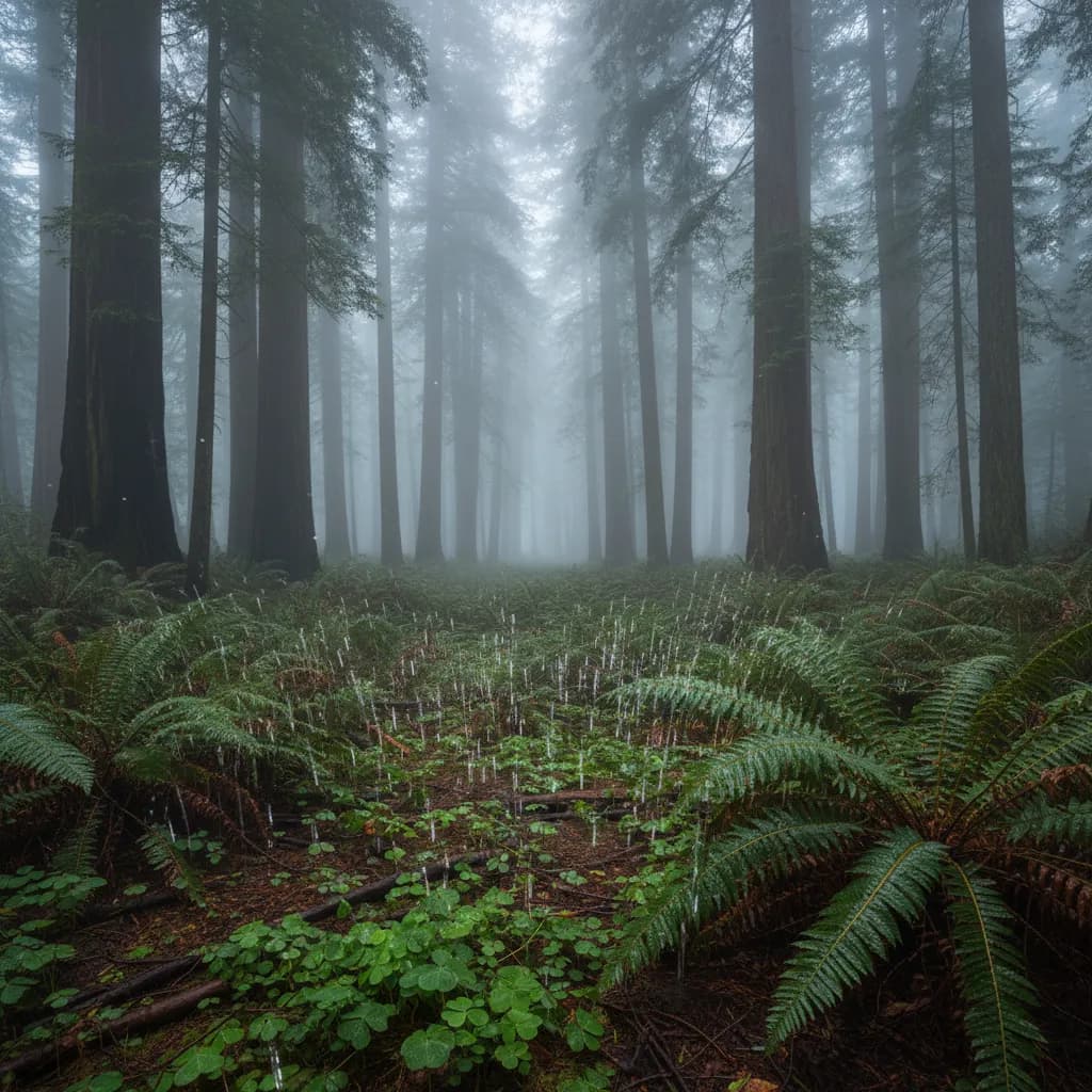 Mendocino Coast The Fog That Feeds the Forest: Understanding Mendocino's Coastal Fog - Educational Documentary Photography