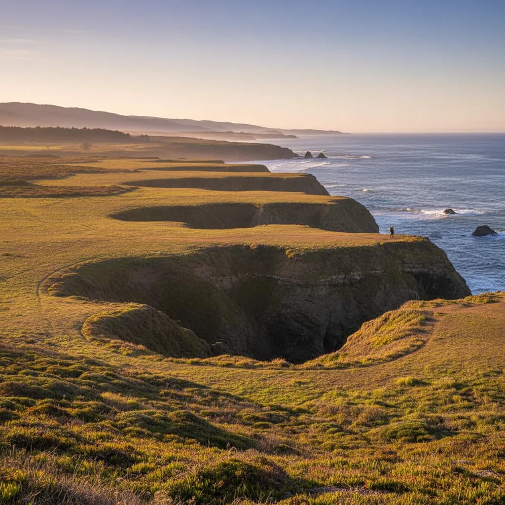Mendocino Coast Educational Content - Stairway to the Past: The Marine Terraces of the Mendocino Coast