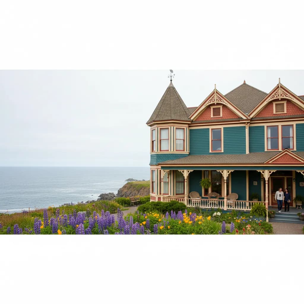 Mendocino Coast Educational Content - Victorian Inns and Historic Bed and Breakfast Homes: Preserving Mendocino Village's Architectural Legacy